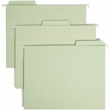 Smead FasTab 1/3 Tab Cut Letter Recycled Hanging Folder