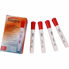Integra Chisel Point Dry-erase Markers