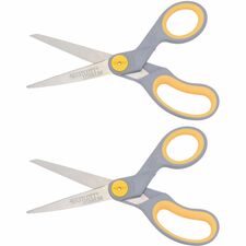 Westcott 8" Straight Soft Handle Titanium-Bonded Glide Scissors
