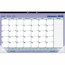 Brownline Monthly Desk/Wall Calendar 17-3/4" x 10-7/8" English
