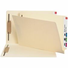 Smead Shelf-Master Straight Tab Cut Legal Recycled Fastener Folder