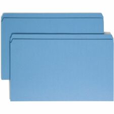 Smead Colored Straight Tab Cut Legal Recycled Top Tab File Folder