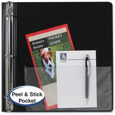 C-Line Peel & Stick Add-On Filing Pockets
