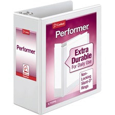 Cardinal® Performer ClearVue Slant-D Ring Binder