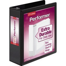Cardinal® Performer ClearVue Slant-D Ring Binder