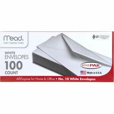 Mead Plain White Envelopes