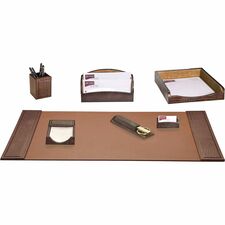 Dacasso Embossed Leather Desk Set