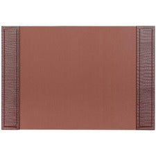 Dacasso Crocodile Embossed Side-Rail Desk Pad