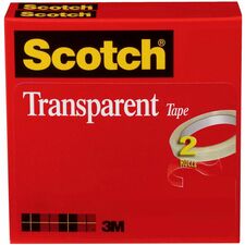 Scotch Transparent Tape - 1/2"W