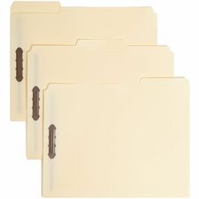 Smead 1/3 Tab Cut Letter Fastener Folder