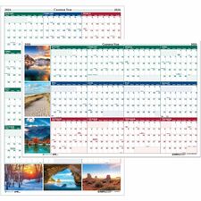 House of Doolittle Earthscapes Scenic Wipe-off Wall Planner