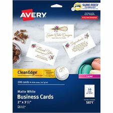 Avery® Clean Edge Business Cards