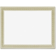 Geographics Flourish Gold Foil Award Certificates