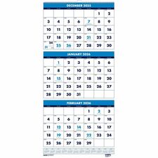 House of Doolittle Three-month Vertical Wall Calendar