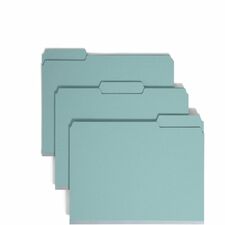 Smead Colored 1/3 Tab Cut Letter Recycled Fastener Folder