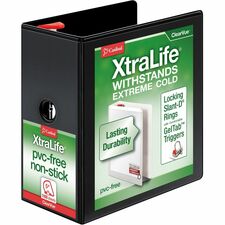 Cardinal® Xtralife ClearVue Locking Slant-D Binder