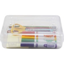 Advantus Clear Pencil Box