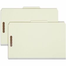 Smead 2/5 Tab Cut Legal Recycled Classification Folder