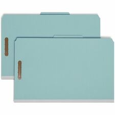 Smead 2/5 Tab Cut Legal Recycled Classification Folder