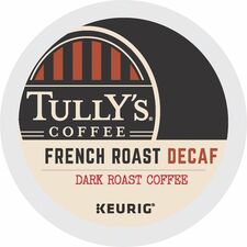 Tully's® Coffee K-Cup French Roast Decaf Coffee