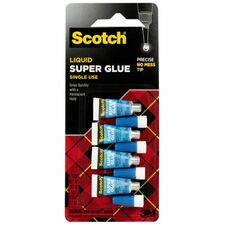 Scotch Super Glue Liquid - 0.05 grams Single-Use Tubes