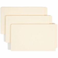 Smead Straight Tab Cut Letter Recycled Fastener Folder