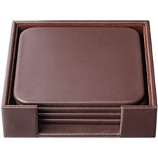 Dacasso Leather Square Coaster Set