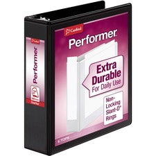 Cardinal® Performer ClearVue Slant-D Ring Binder