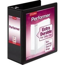 Cardinal® Performer ClearVue Slant-D Ring Binder