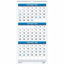House of Doolittle 3-month Vertical 17" Wall Calendar
