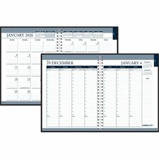 House of Doolittle Tabbed Wirebound Weekly/Monthly Planner