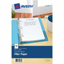 Avery® Filler Paper 5½" x 8½"