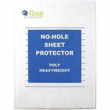 C-Line No-Hole Poly Sheet Protectors