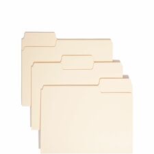 Smead SuperTab 1/3 Tab Cut Letter Recycled Top Tab File Folder