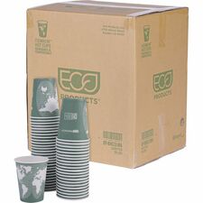 Eco-Products 12 oz World Art Hot Beverage Cups
