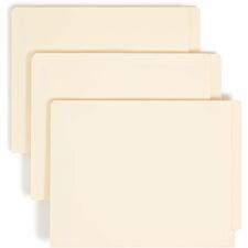 Smead Straight Tab Cut Letter Recycled Fastener Folder