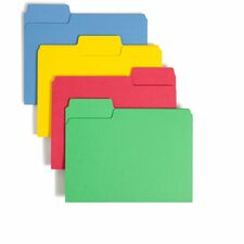 Smead SuperTab 1/3 Tab Cut Letter Recycled Top Tab File Folder