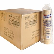 Genuine Joe 12 oz Rippled Hot Cups