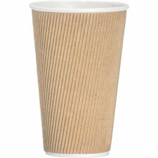 Genuine Joe 16 oz Rippled Hot Cups