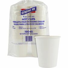 Genuine Joe 8 oz Disposable Hot Cups
