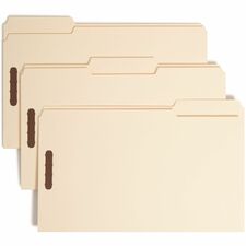 Smead 1/3 Tab Cut Legal Recycled Fastener Folder