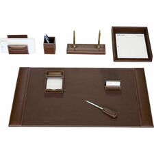 Dacasso Rustic Leather Desk Set