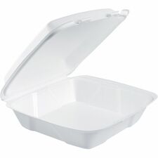 Dart Large 1-Compartment Carryout Foam Trays