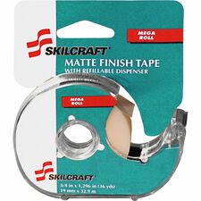 SKILCRAFT® Transparent Tape with Dispenser