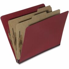 SKILCRAFT® Letter Recycled Classification Folder with Fastener
