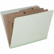 SKILCRAFT Letter Recycled Classification Folder with Fastener