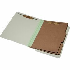 SKILCRAFT® Letter Recycled Classification Folder with Fastener