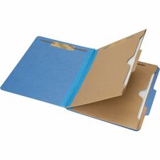 SKILCRAFT Letter Recycled Classification Folder with Fastener