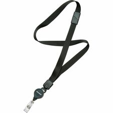 SKILCRAFT® Anti-twist Pull-Cord Reel Neck Lanyard
