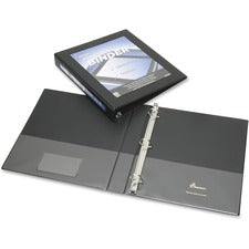 SKILCRAFT Frame View Binders - Black, 1"